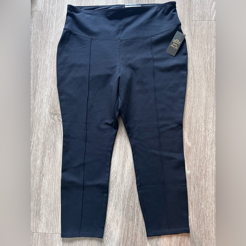 Bold Elements High Rise Tummy Control Ponte Pants Petite XL